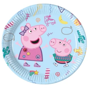 Tallerkener (8stk): Peppa gris - 23cm