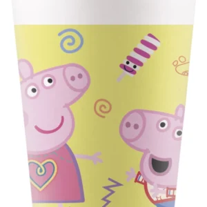 Kopper (8stk): Peppa gris - 200ml