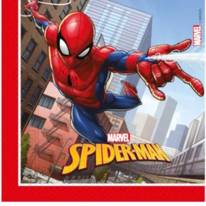 Servietter (20stk): Spiderman - 33 x 33cm