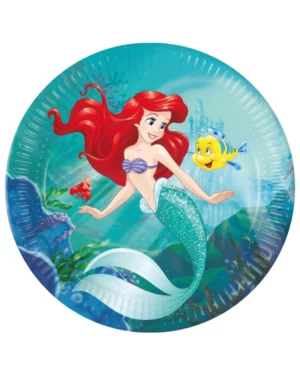 Tallerkener (8stk): Ariel med Fomle - 23cm