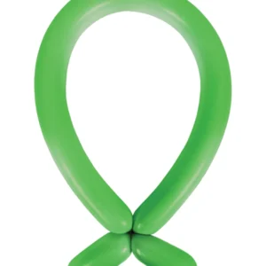 Figurballonger (100stk): Ulike farger (Standard) - 5 x 150cm - Festive Green (Standard)