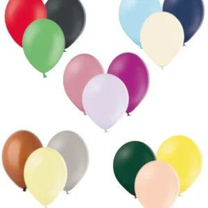 Lateksballonger (100stk): Pastel - Flere farger - 30cm