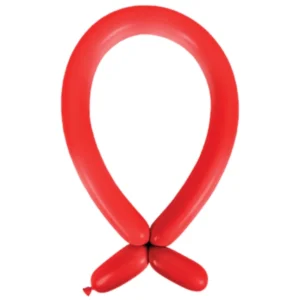 Figurballonger (100stk): Ulike farger (Standard) - 5 x 150cm - Apple Red (Standard) - 5 x 150cm