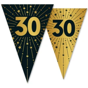 Girlander: Ulike tall - Vimpler med stjerne - 10m - 30