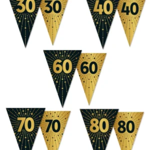 Girlander: Ulike tall - Vimpler med stjerne - 10m