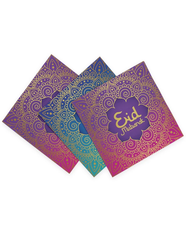Servietter (20stk): "Eid Mubarak" - 33 x 33cm