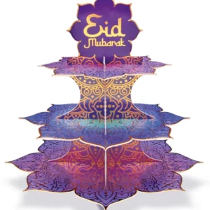 Kakestativ: "Eid Mubarak" - Tre etasjer