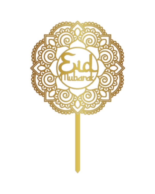 Kaketopp: "Eid Mubarak" - Gull