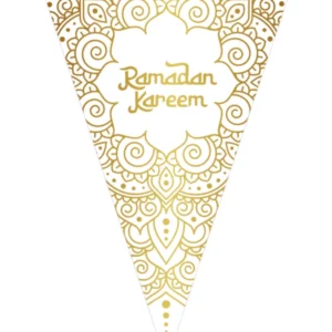 Girlander: "Ramadan Kareem" - Svart & Gull - 10m