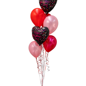 Ballongbukett: "Happy Valentine's Day"