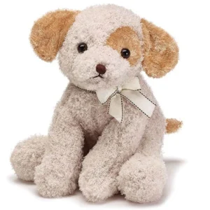 Bamse: Valp med Øyeflekk - Beige & Brun - 28cm